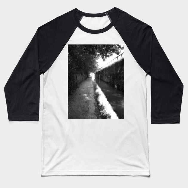 Along the Canal Baseball T-Shirt by rosedew